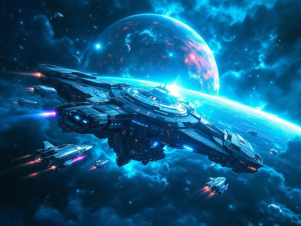 Sci-Fi Odyssey - AI Visual Novel Game